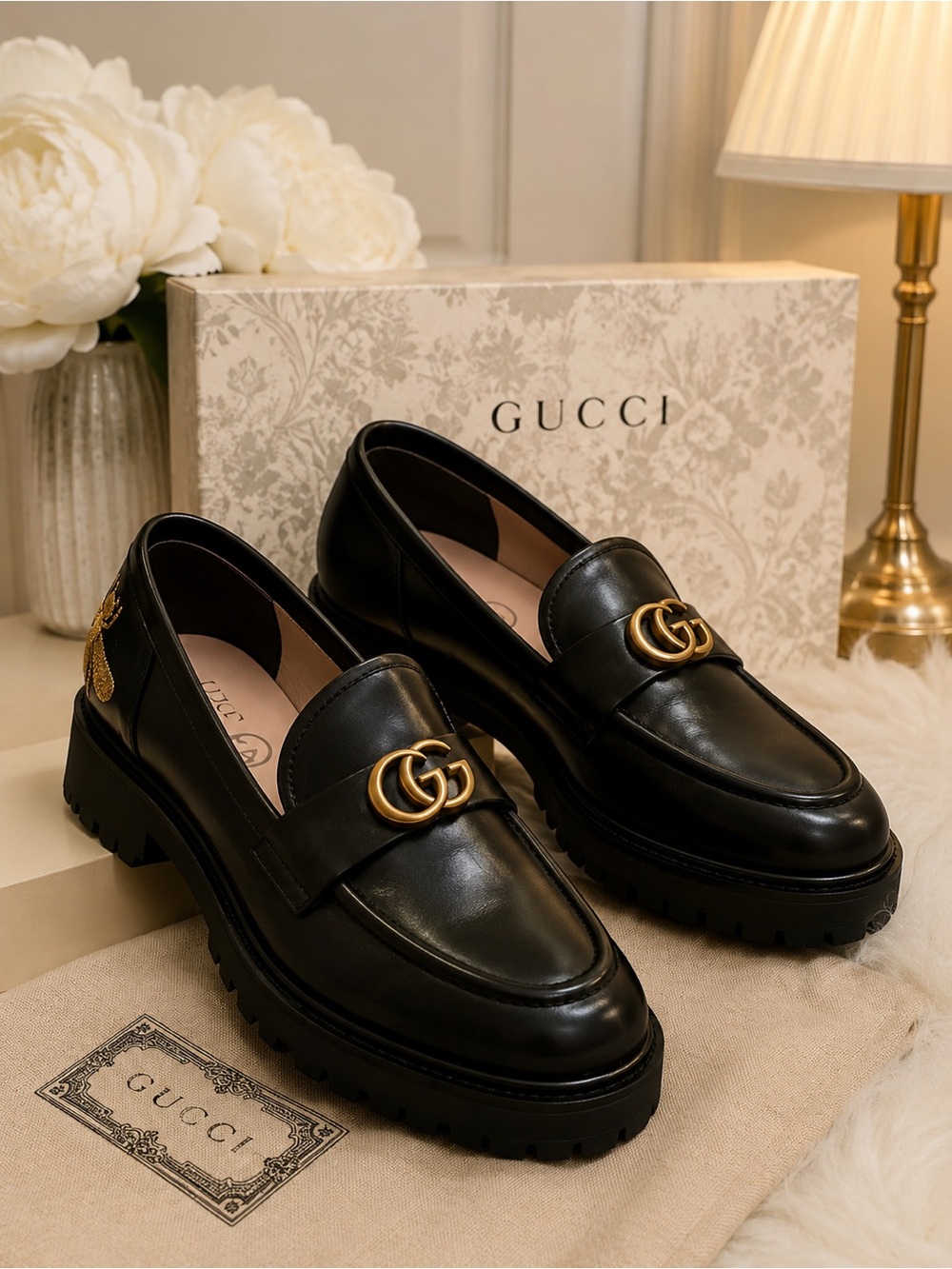Luxury Leather Platform Loafers
